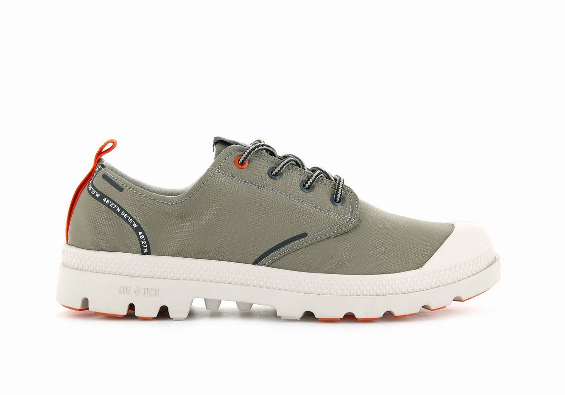 Palladium Pallafin Rc Low Wp+ Damen Niedrige Sneaker Grün ||496801-KIV||